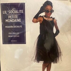Girls lil socialite kids Halloween Costume